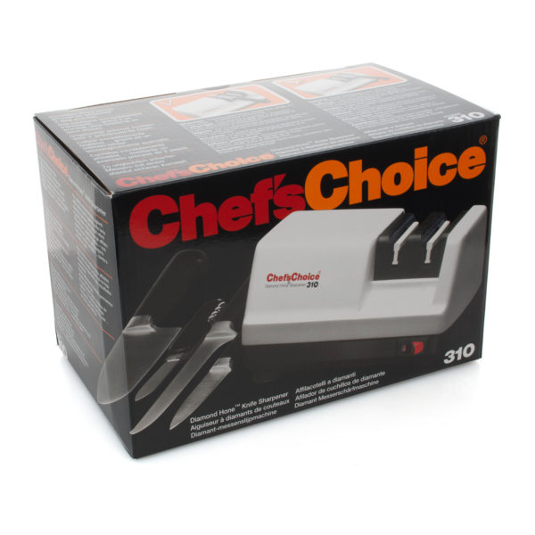 Электрическая точилка для ножей Chef'sChoice CH/310, точилка подойдет для кухонных, складных, охотничьих и серрейторных ножей. Официальный сайт ChefsChoice. Бесплатная доставка всех заказов!