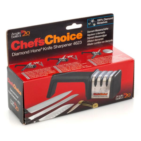 Механическая точилка для домашних кухонных японских (азиатских) и европейских ножей Chef'sChoice 4623, универсальная электрическая точилка для ножей. Официальный сайт ChefsChoice. Бесплатная доставка всех заказов!